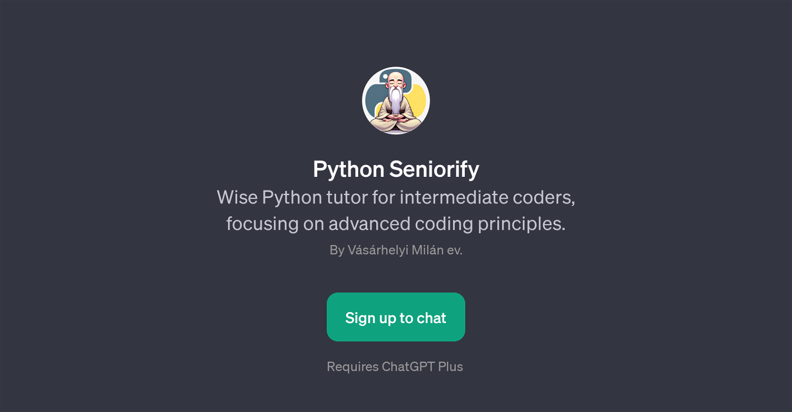 Python Seniorify website
