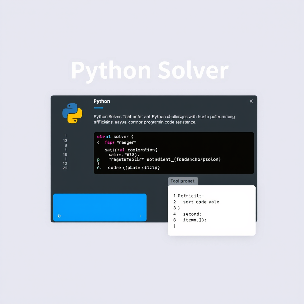 Python Solver website