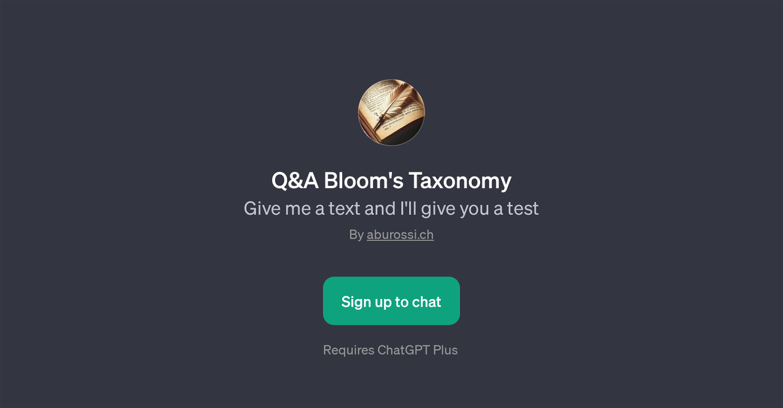 Q&A Bloom's Taxonomy website