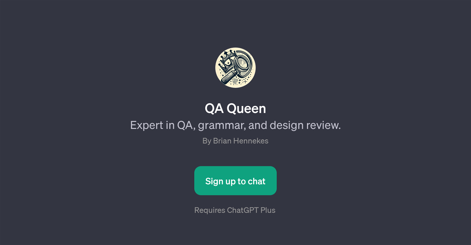 QA Queen website