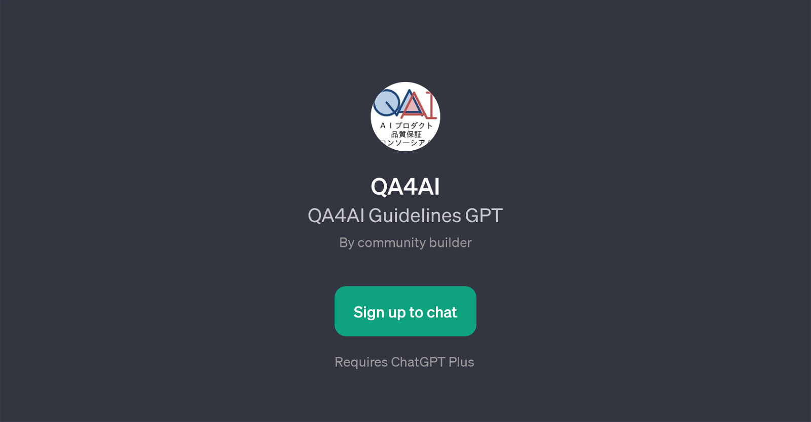 QA4AI website
