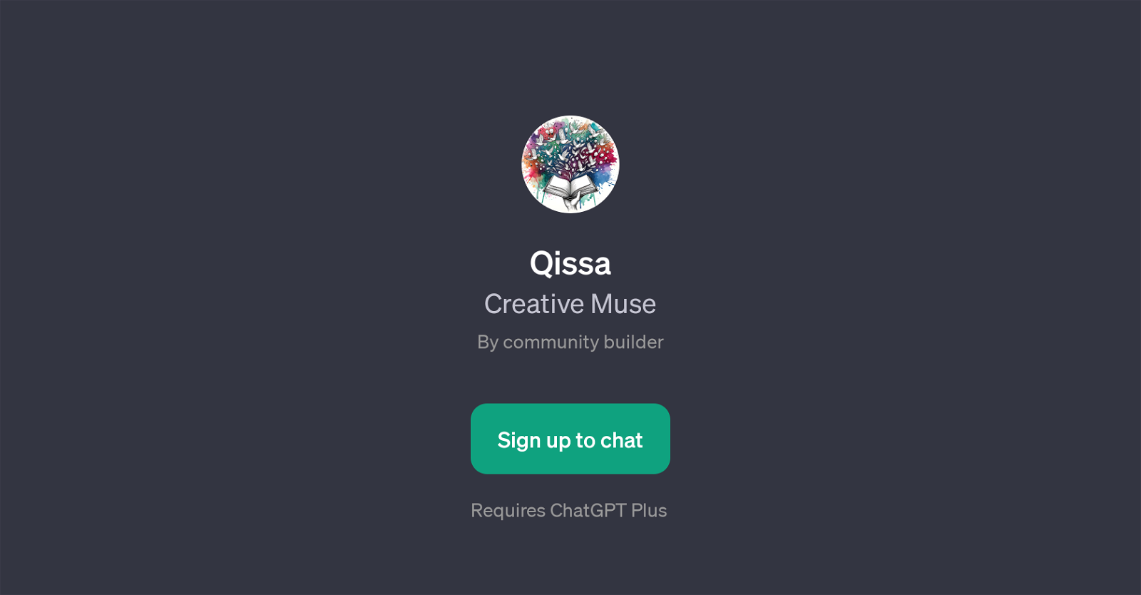 QissaCreative Muse website