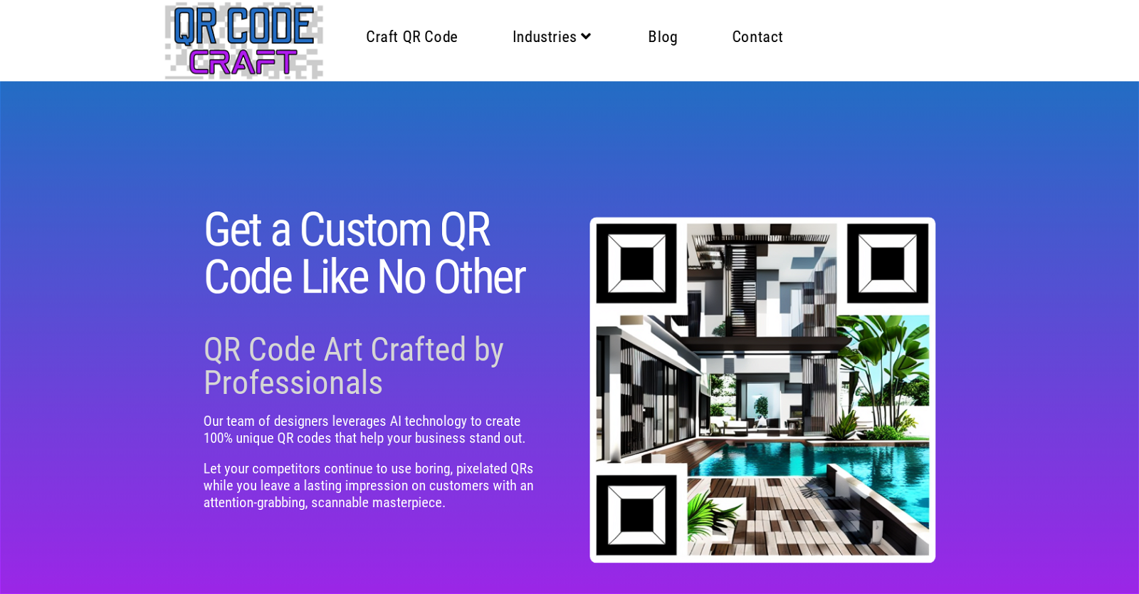 QR Code Craft website