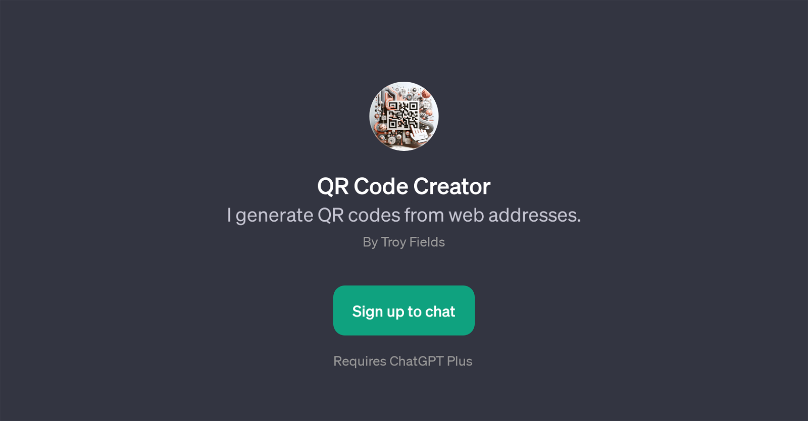 QR Code Creator website