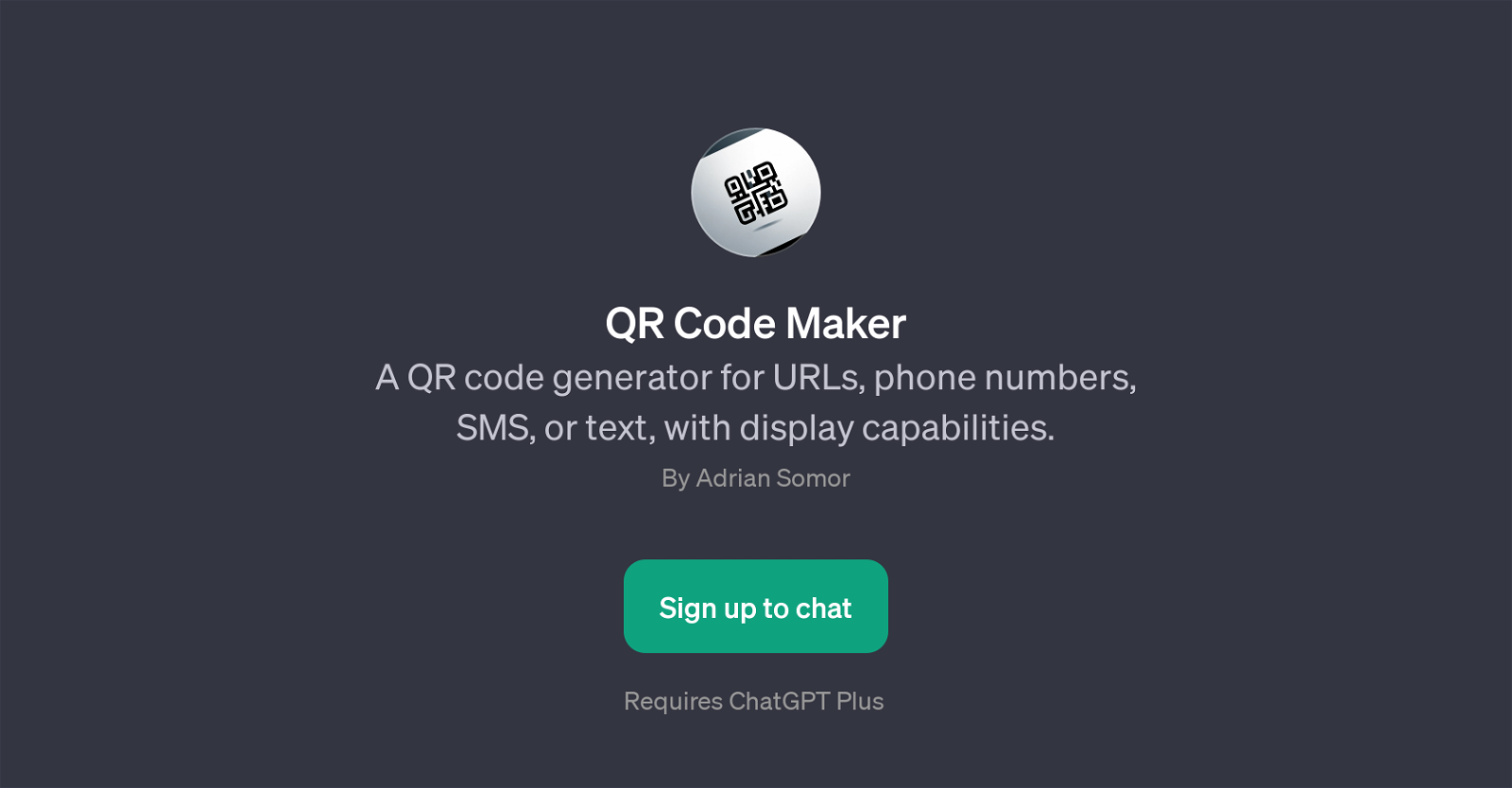 QR Code Maker website