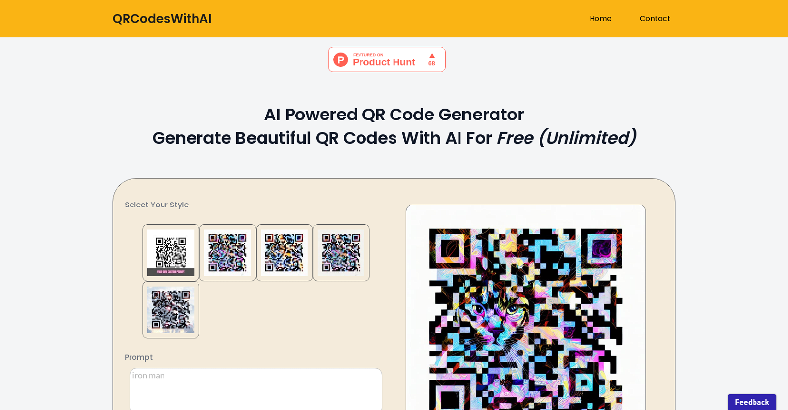 Dynamic QR Code Generator for Influencers