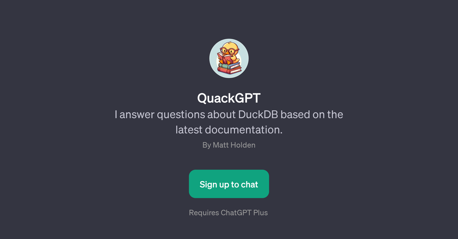 QuackGPT website