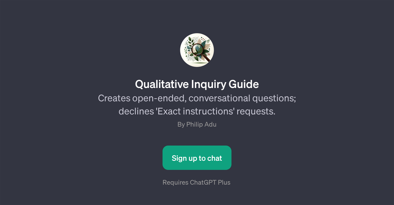 Qualitative Inquiry Guide website