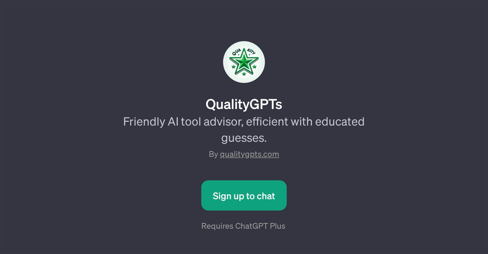 QualityGPTs website
