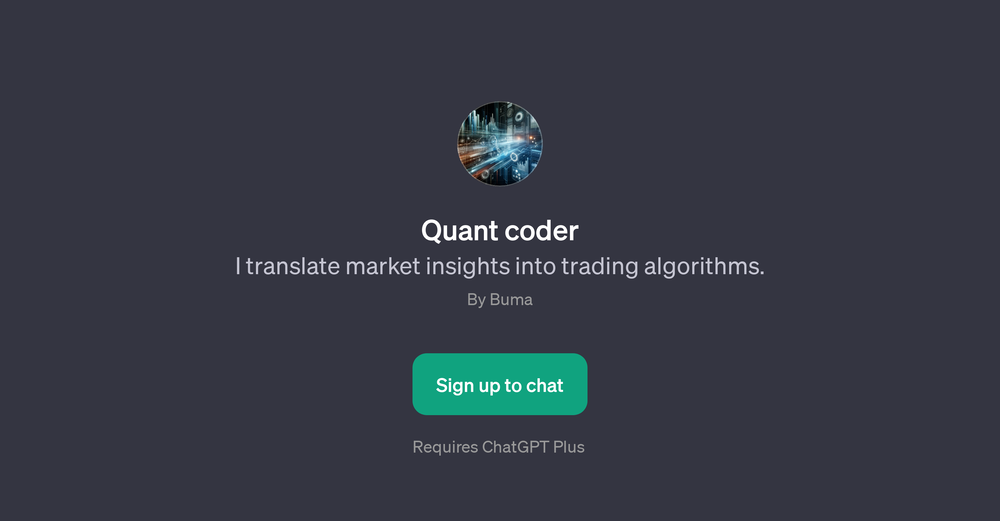 Quant Coder website
