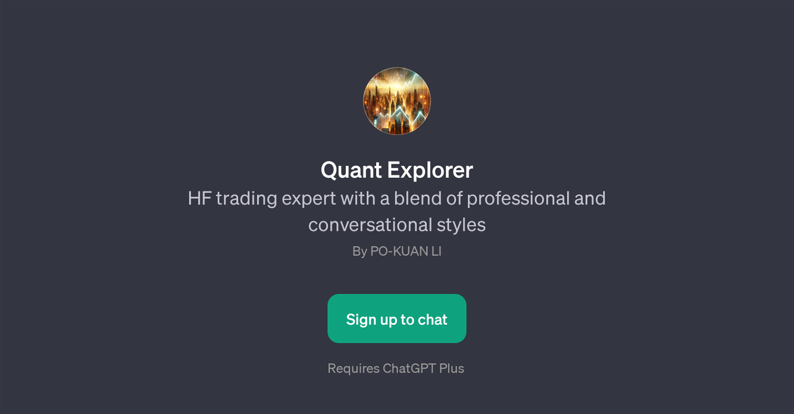 Quant Explorer website