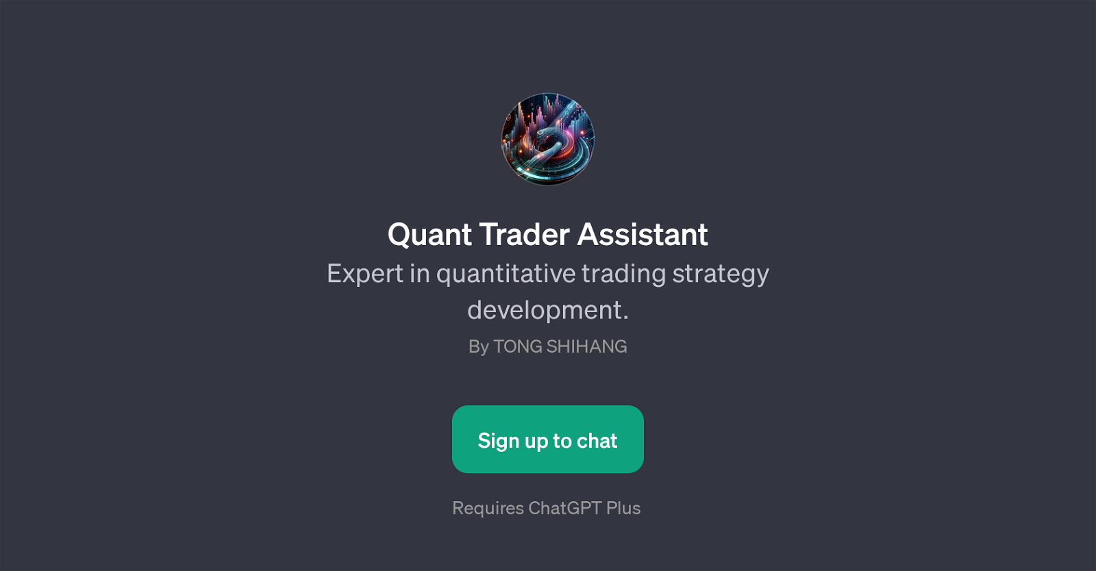 Quant Trader Assistant website