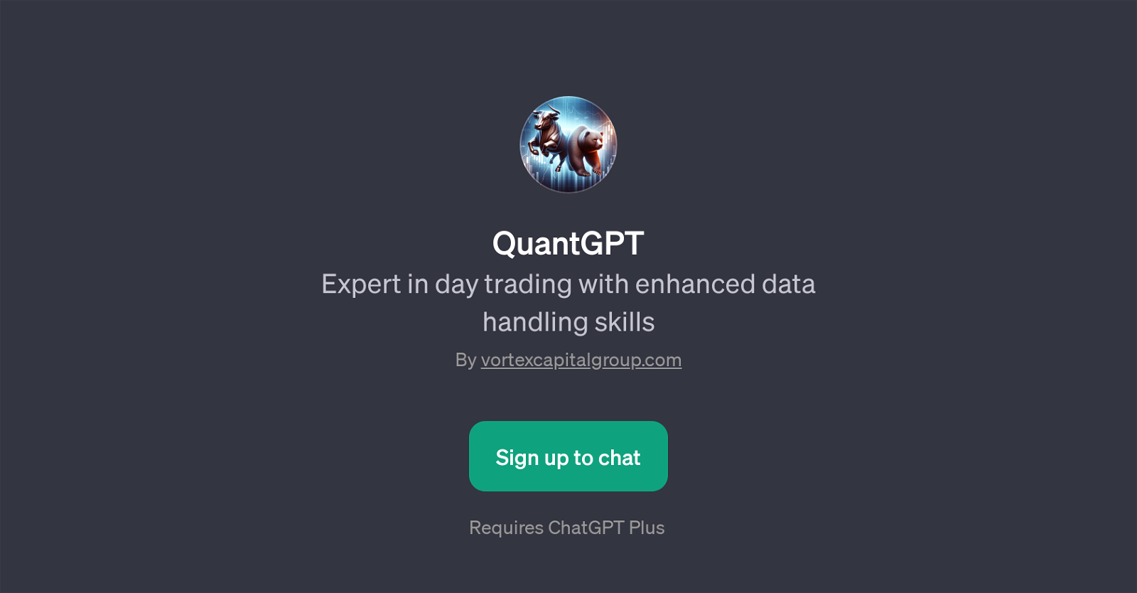 QuantGPT website