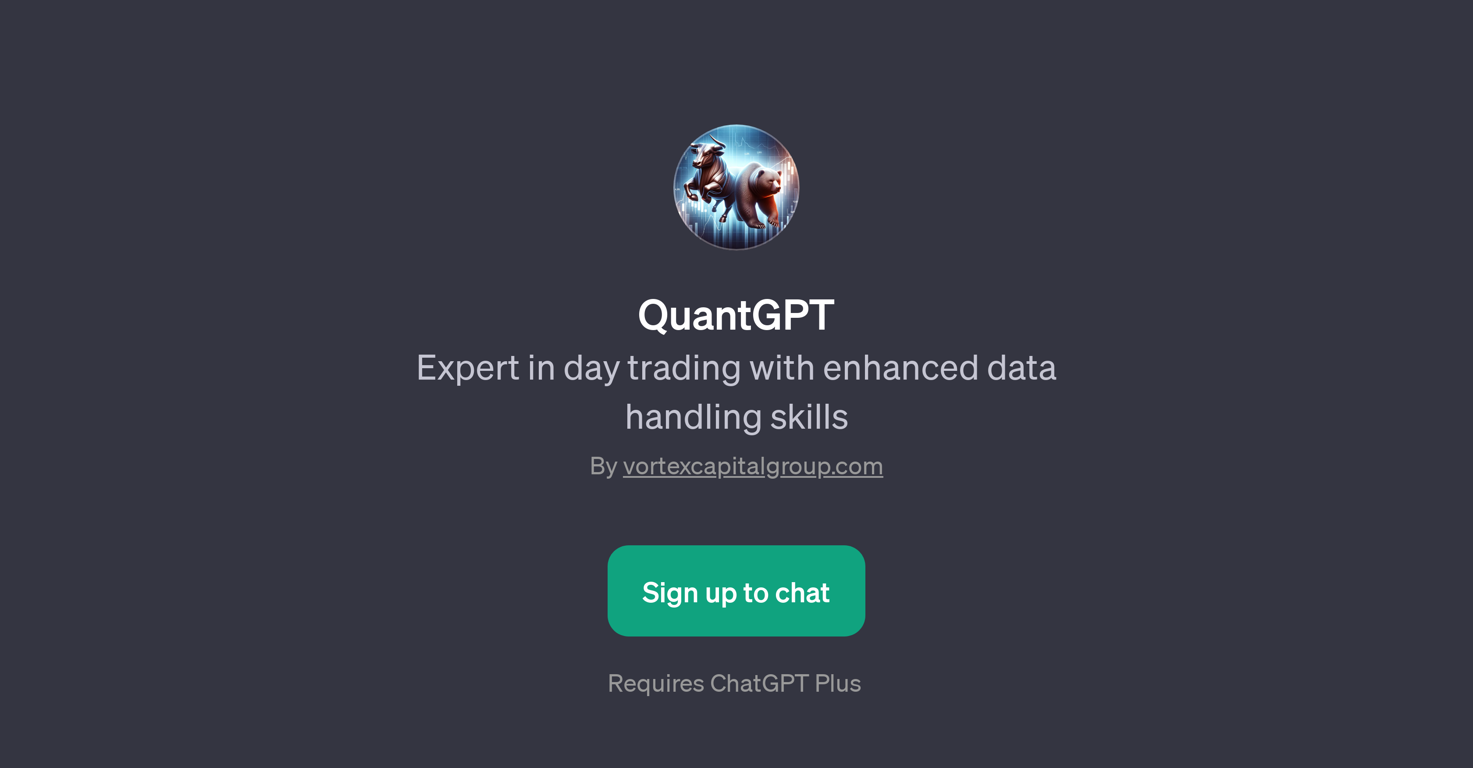 QuantGPT website