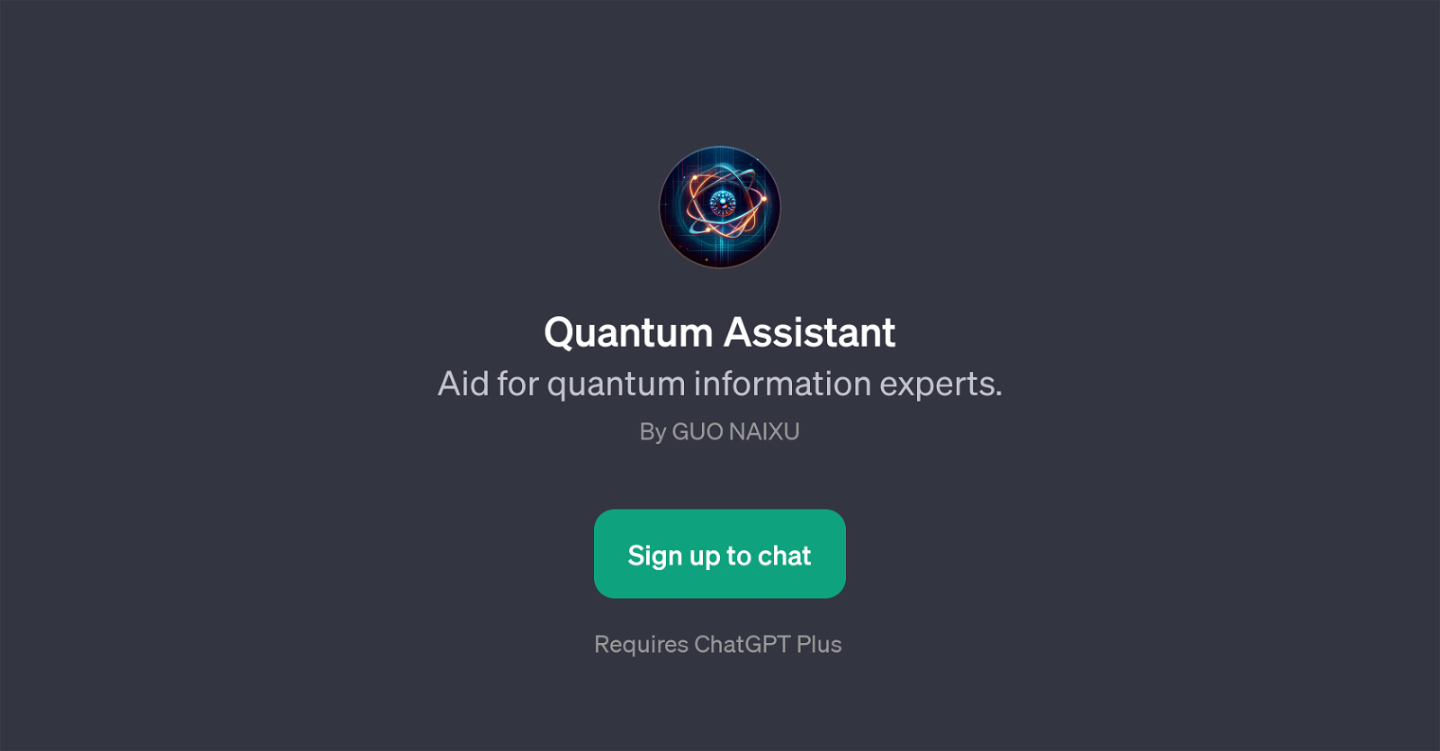 Quantum Assistant website