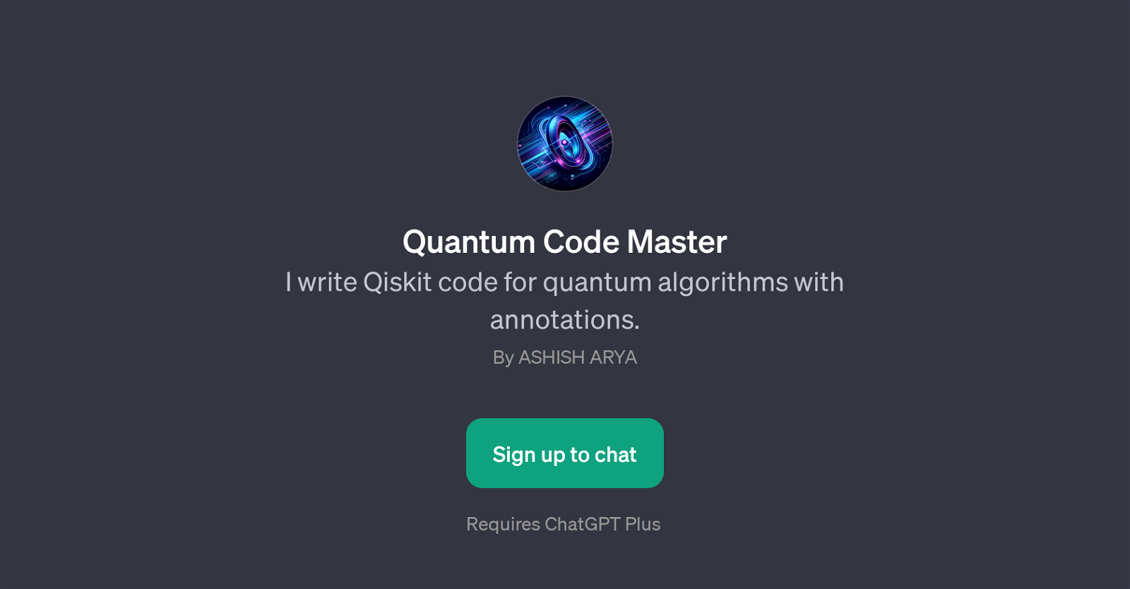 Quantum Code Master website