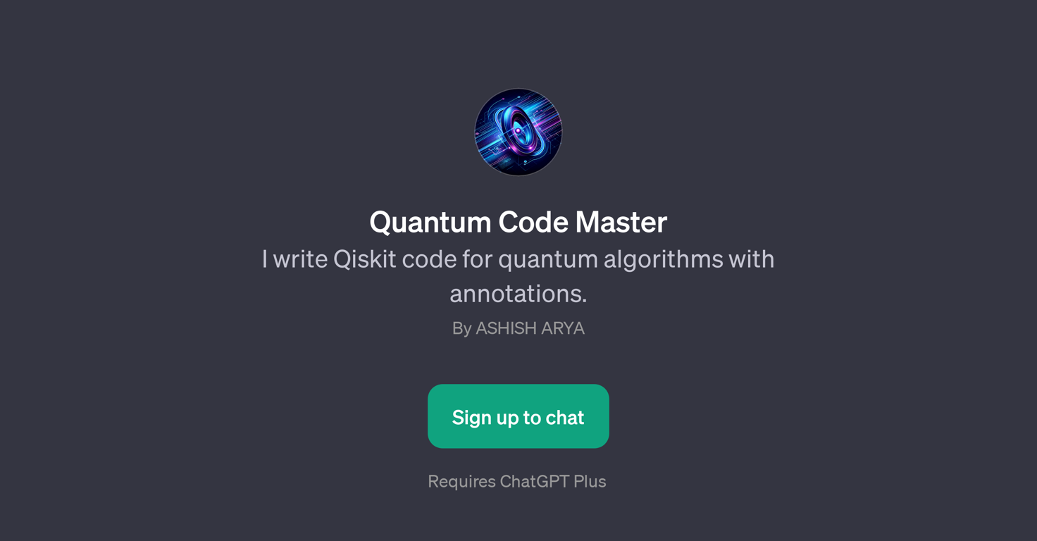 Quantum Code Master website