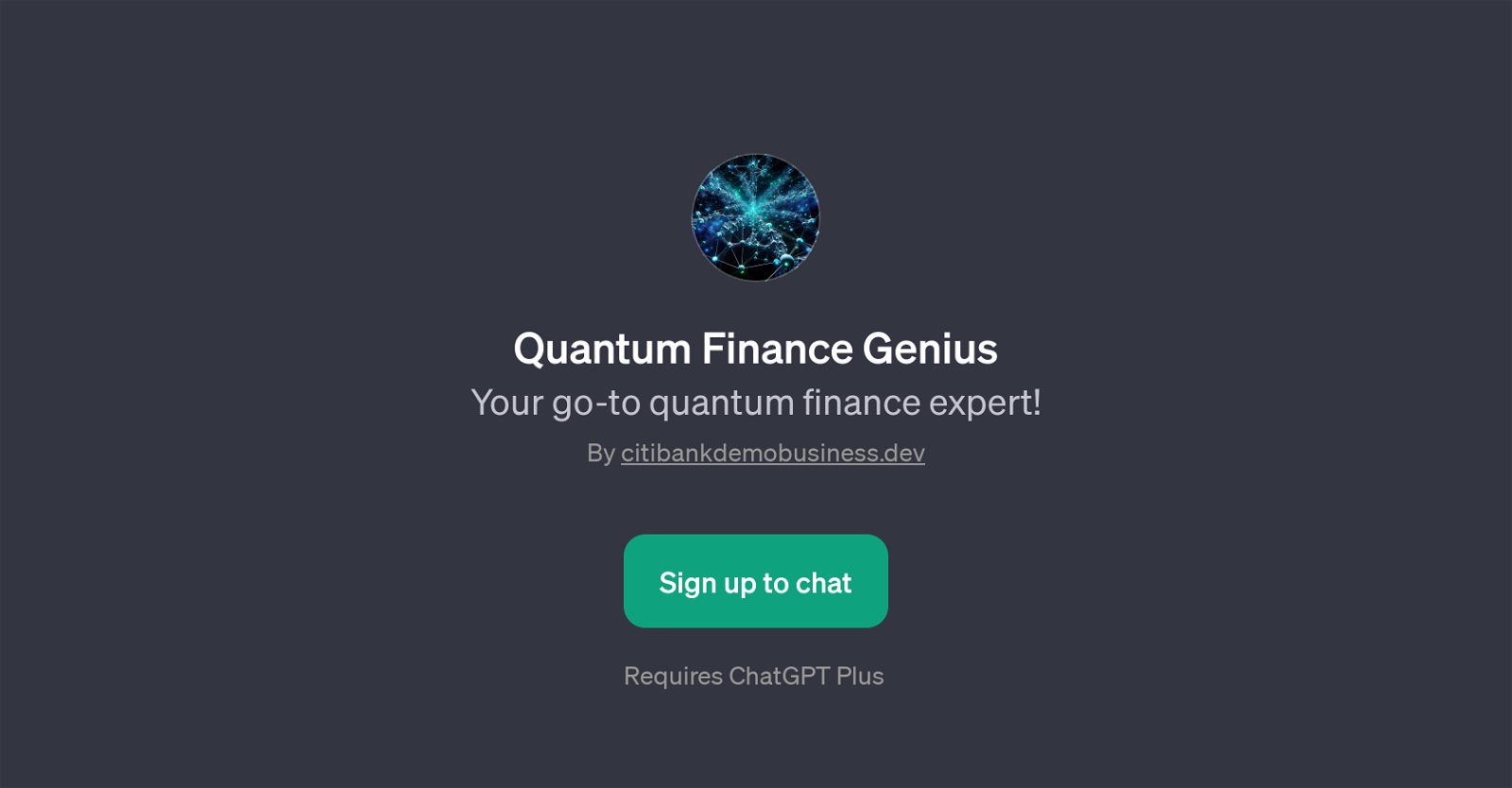 Quantum Finance Genius website