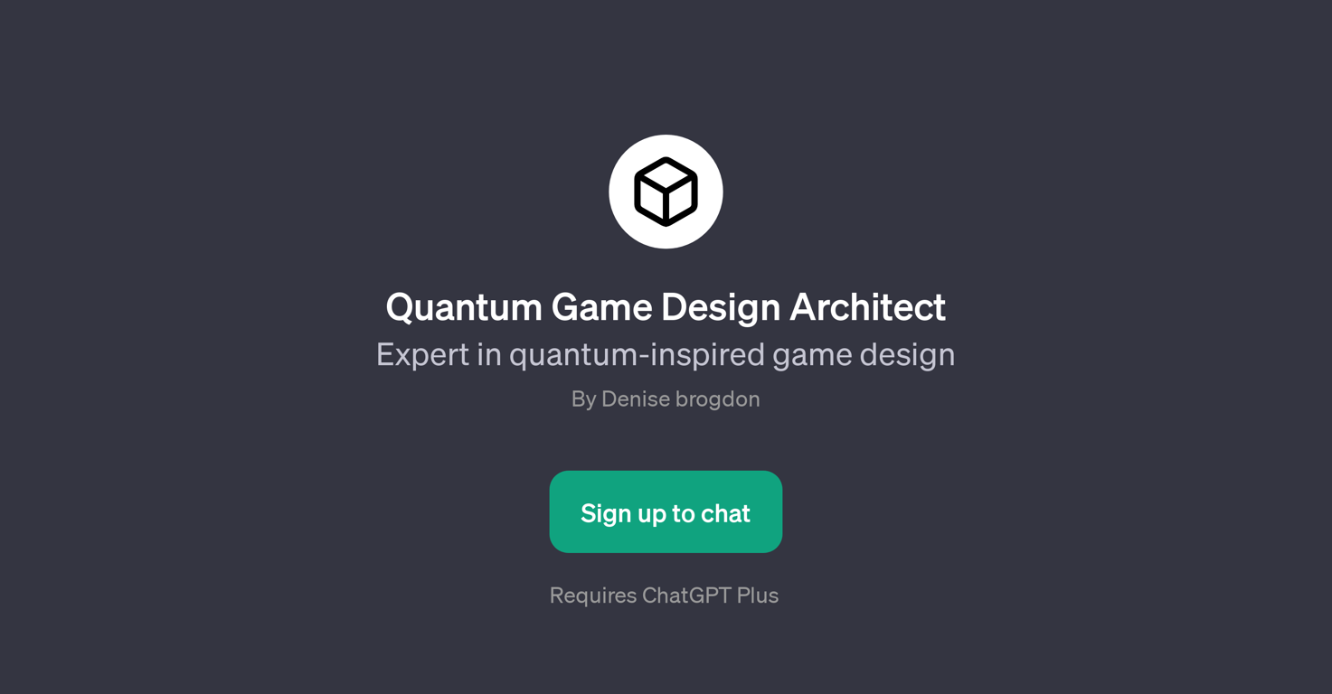 Quantum Game Design Architect website