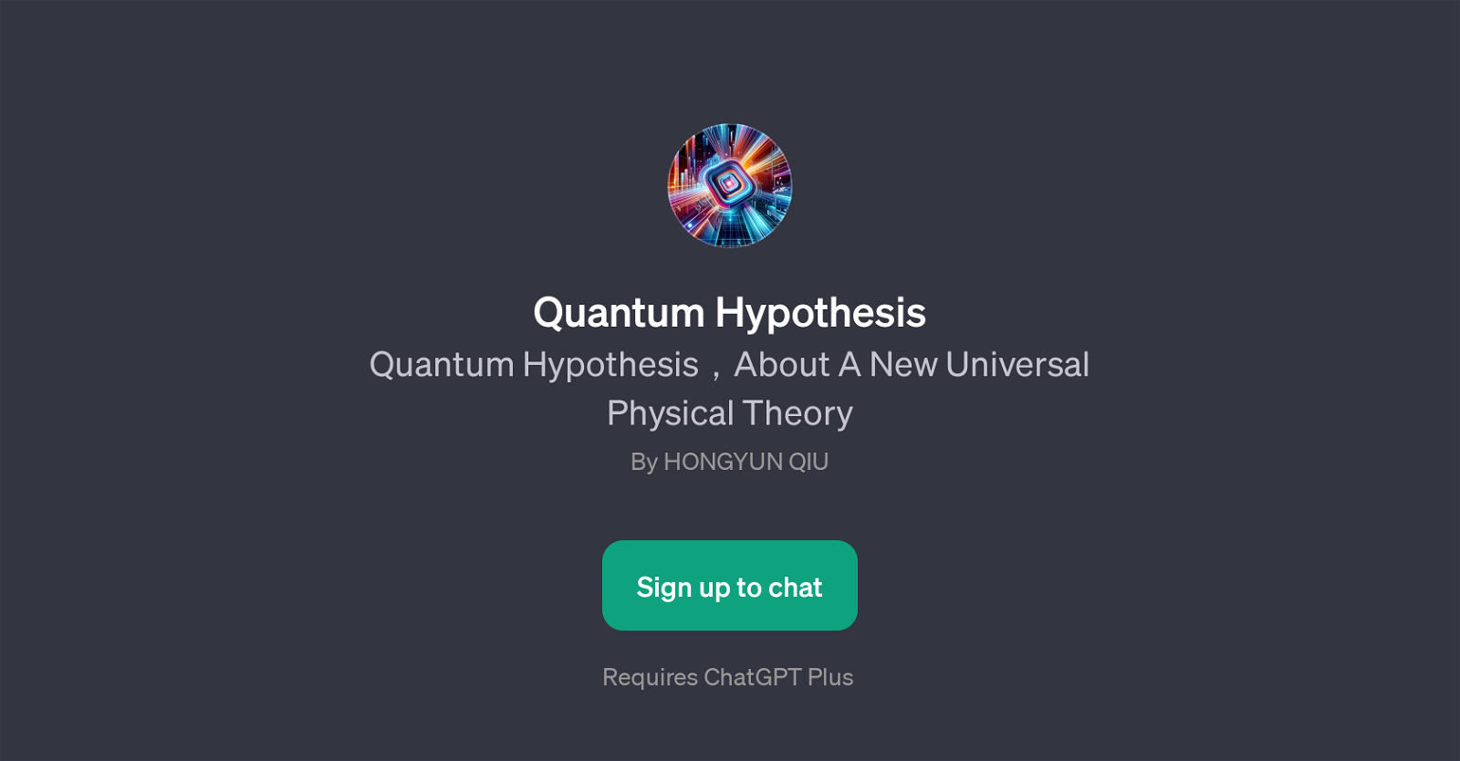 Quantum Hypothesis website