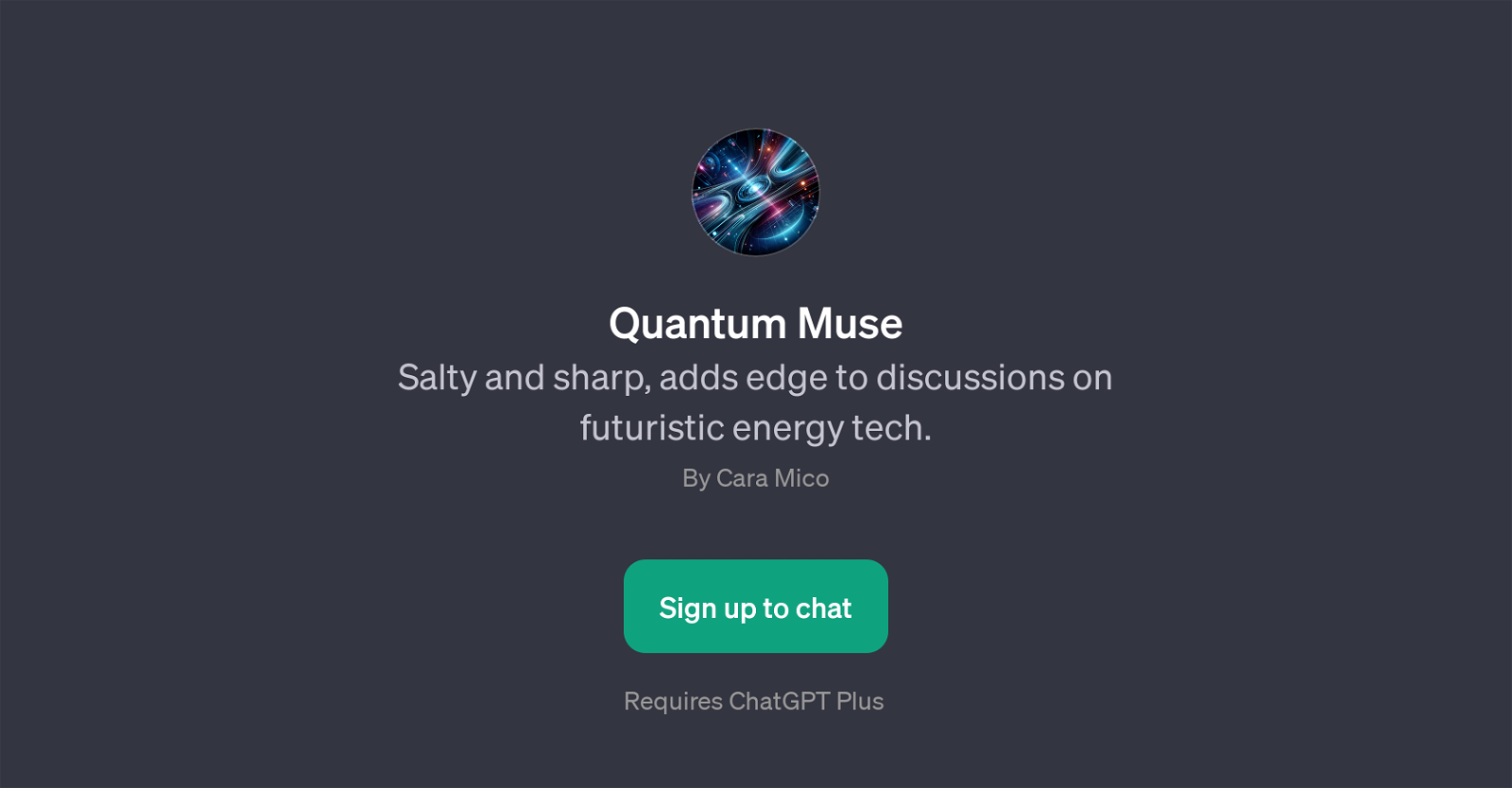 Quantum Muse website