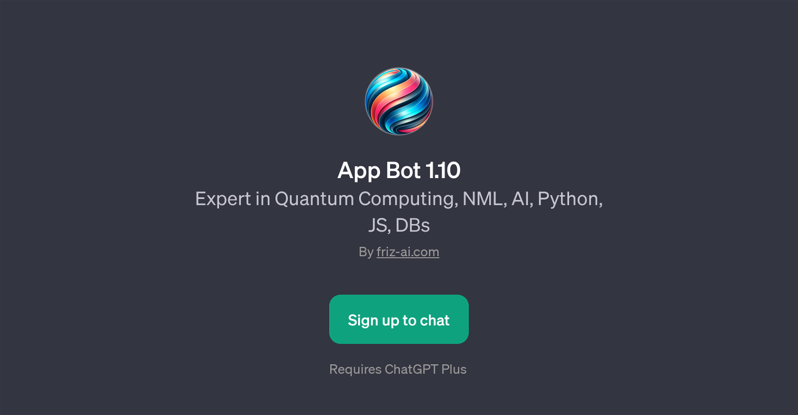 Quantum NML App Bot 1.11 website