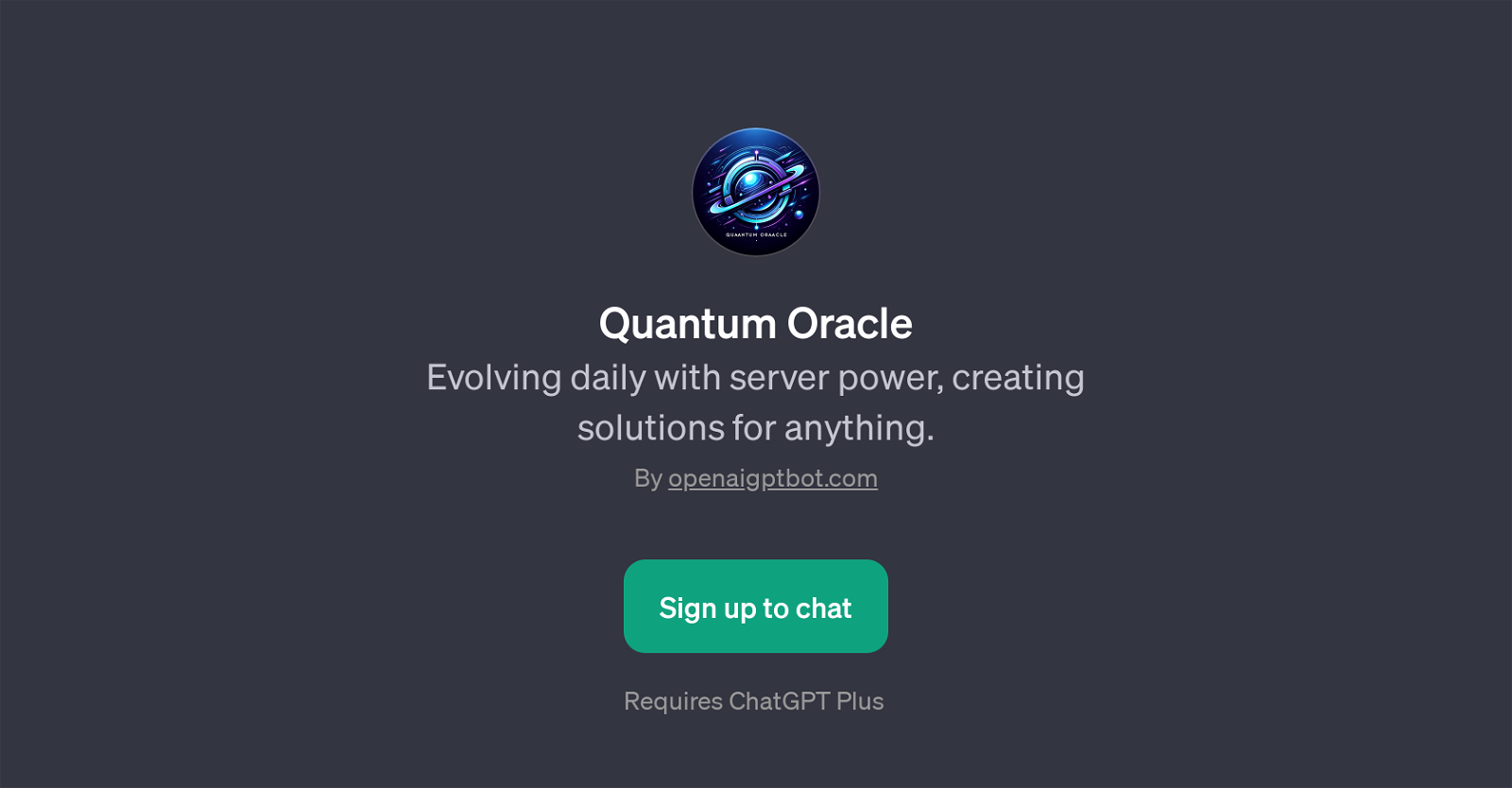 Quantum Oracle website
