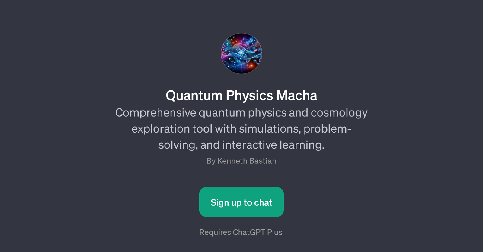 Quantum Physics Macha website