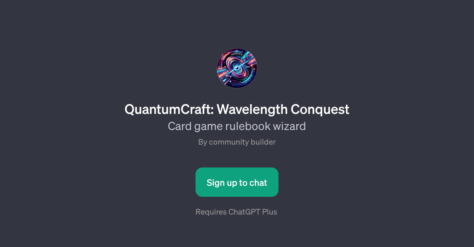 QuantumCraft: Wavelength Conquest website