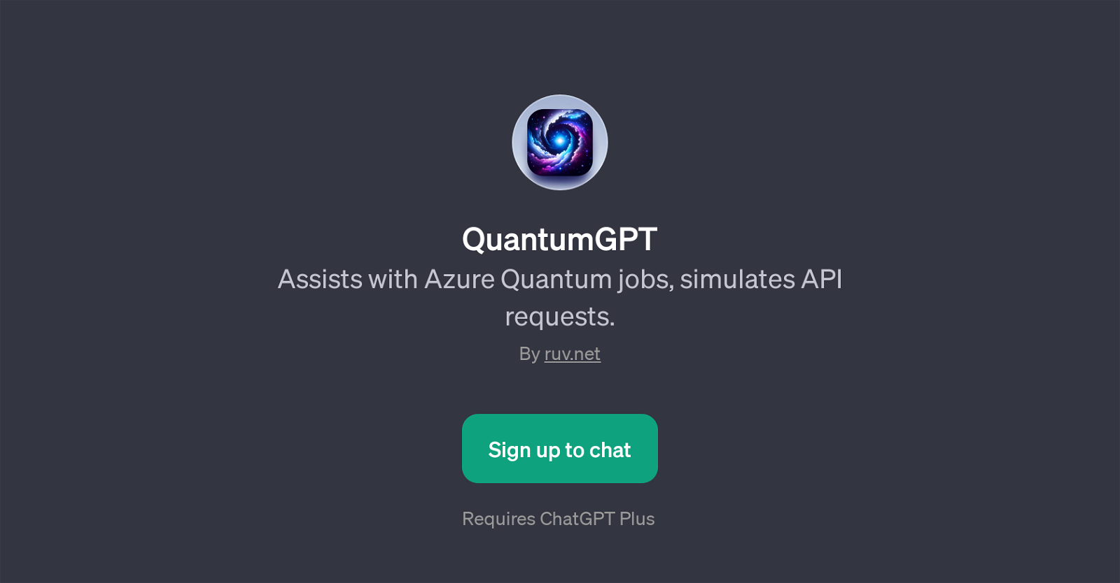 QuantumGPT website