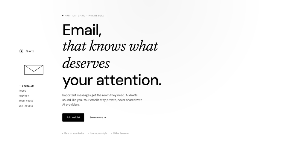 Quartz website