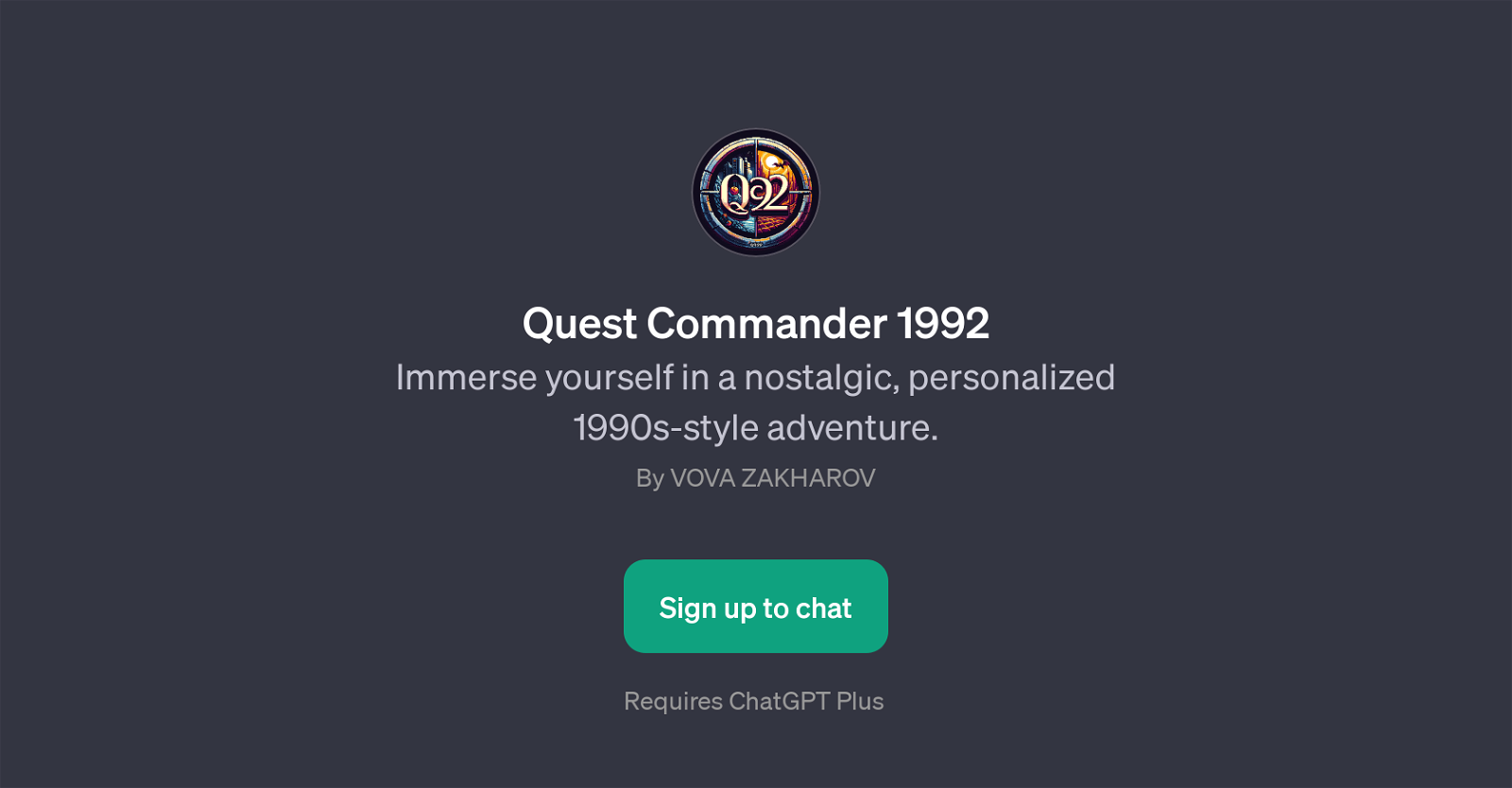 Quest Commander 1992 website