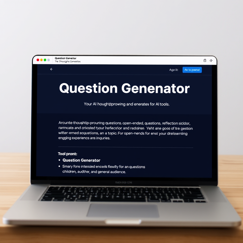Question Generator website