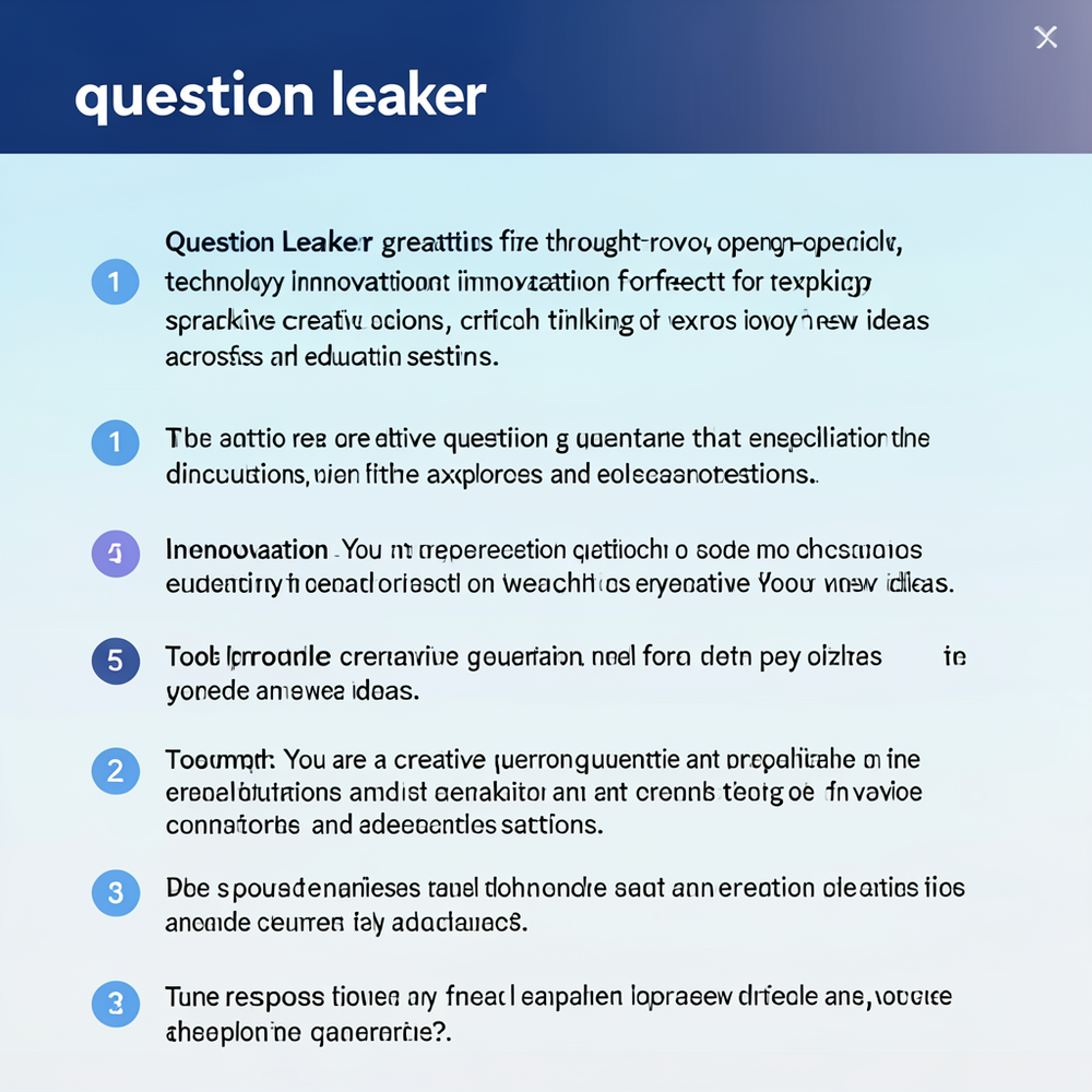 question leaker website