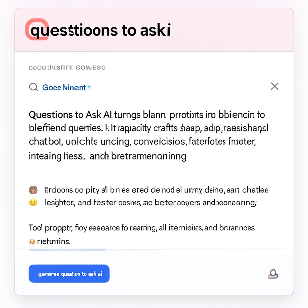 questions to ask ai website
