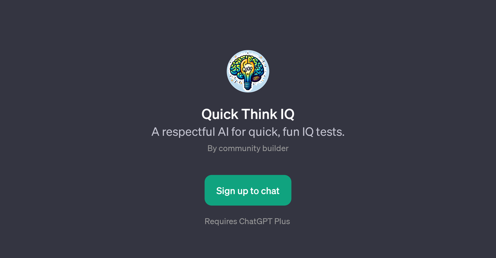 Quick Think IQ website
