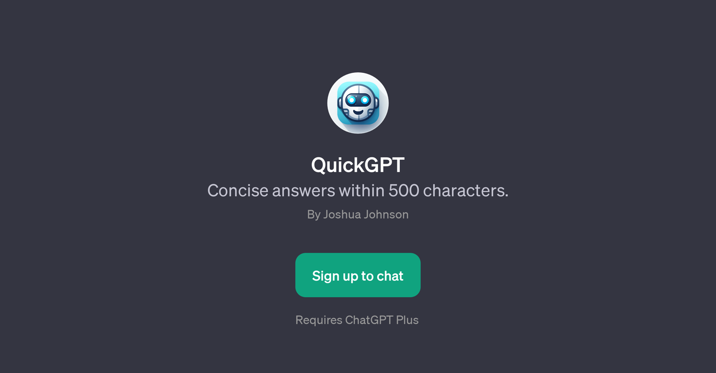 QuickGPT website