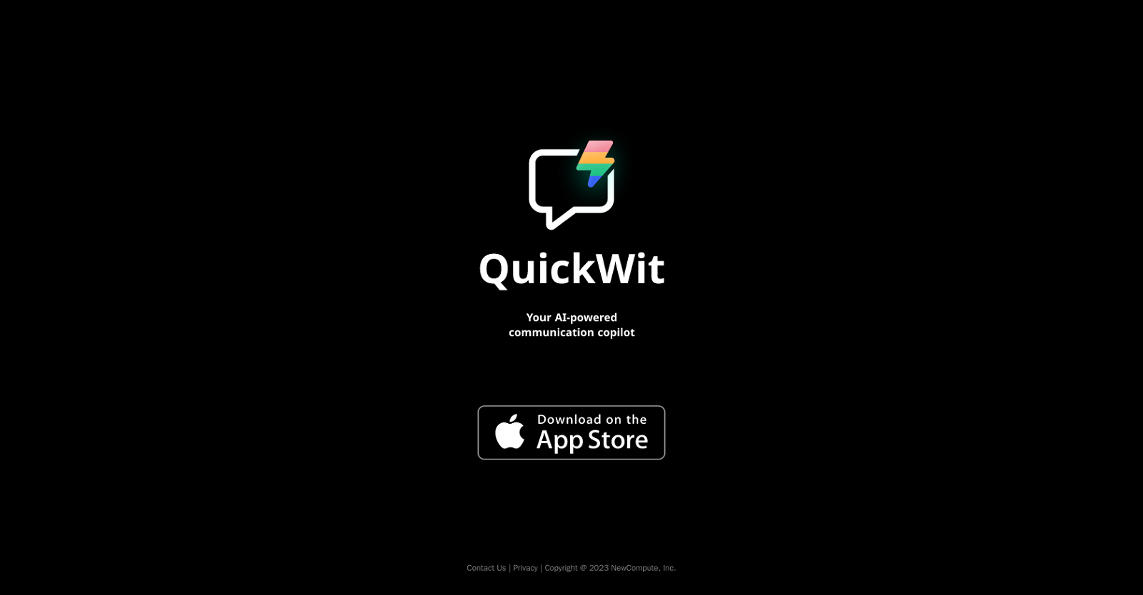 QuickwitAI website