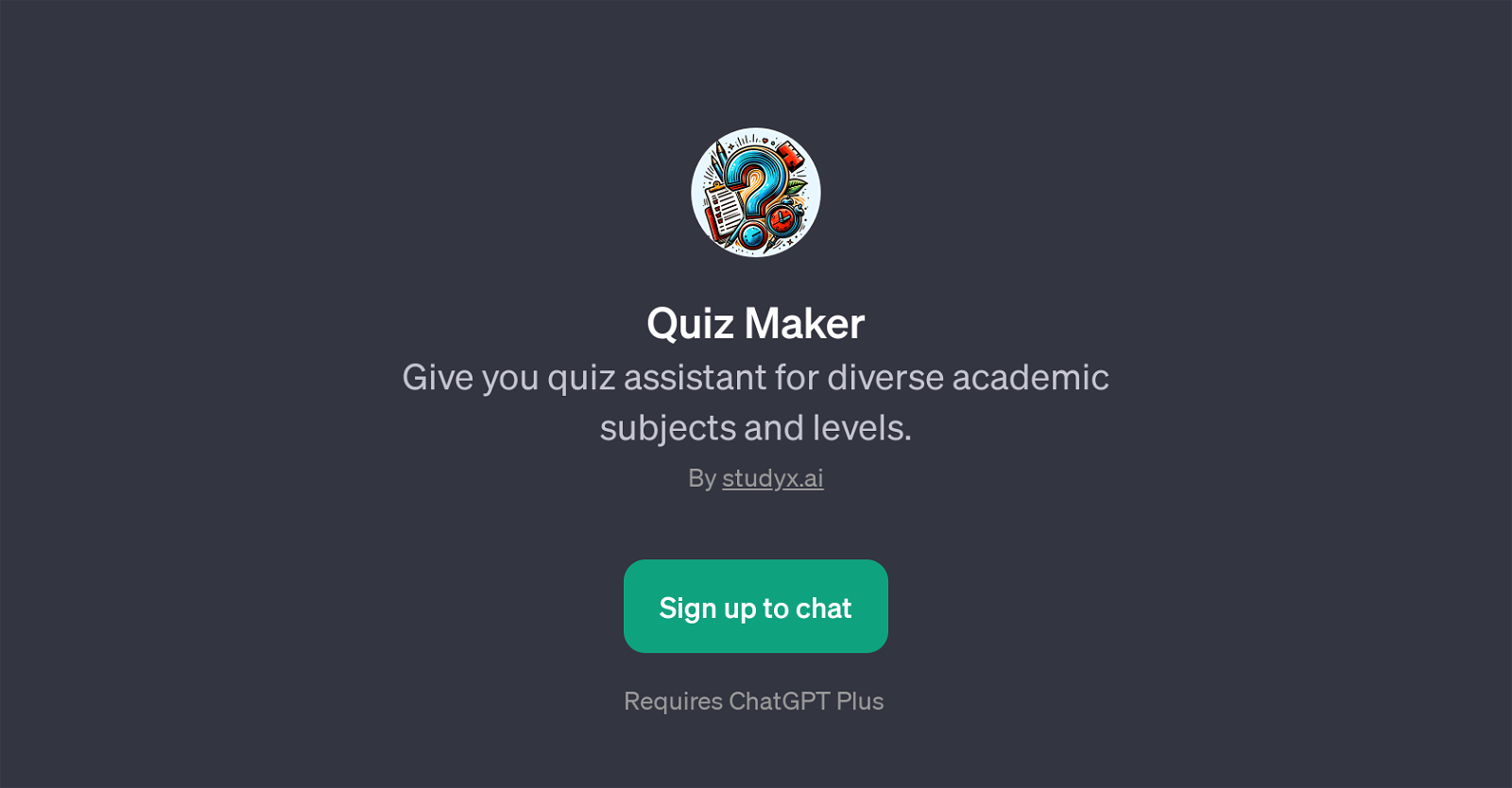 Quiz Maker website