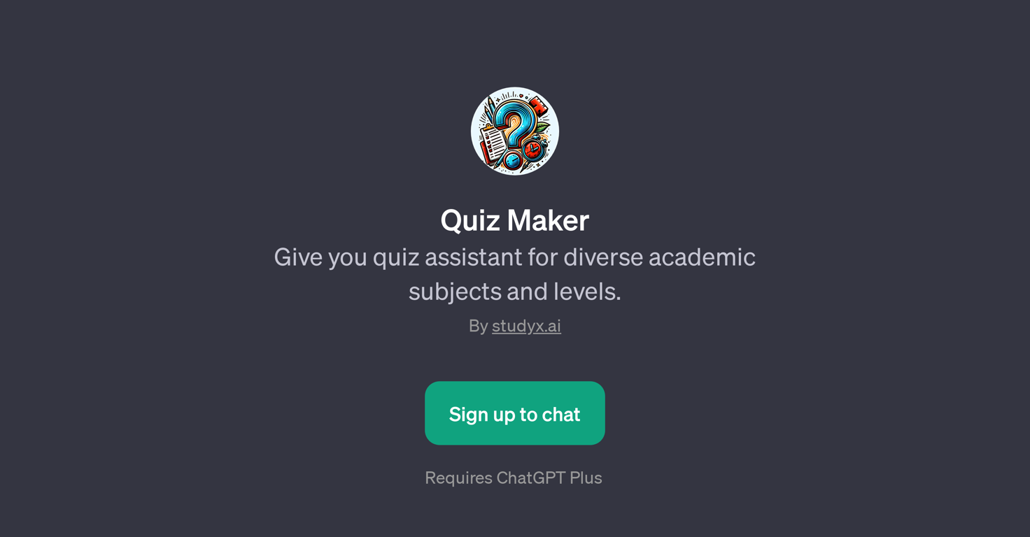 Quiz Maker website