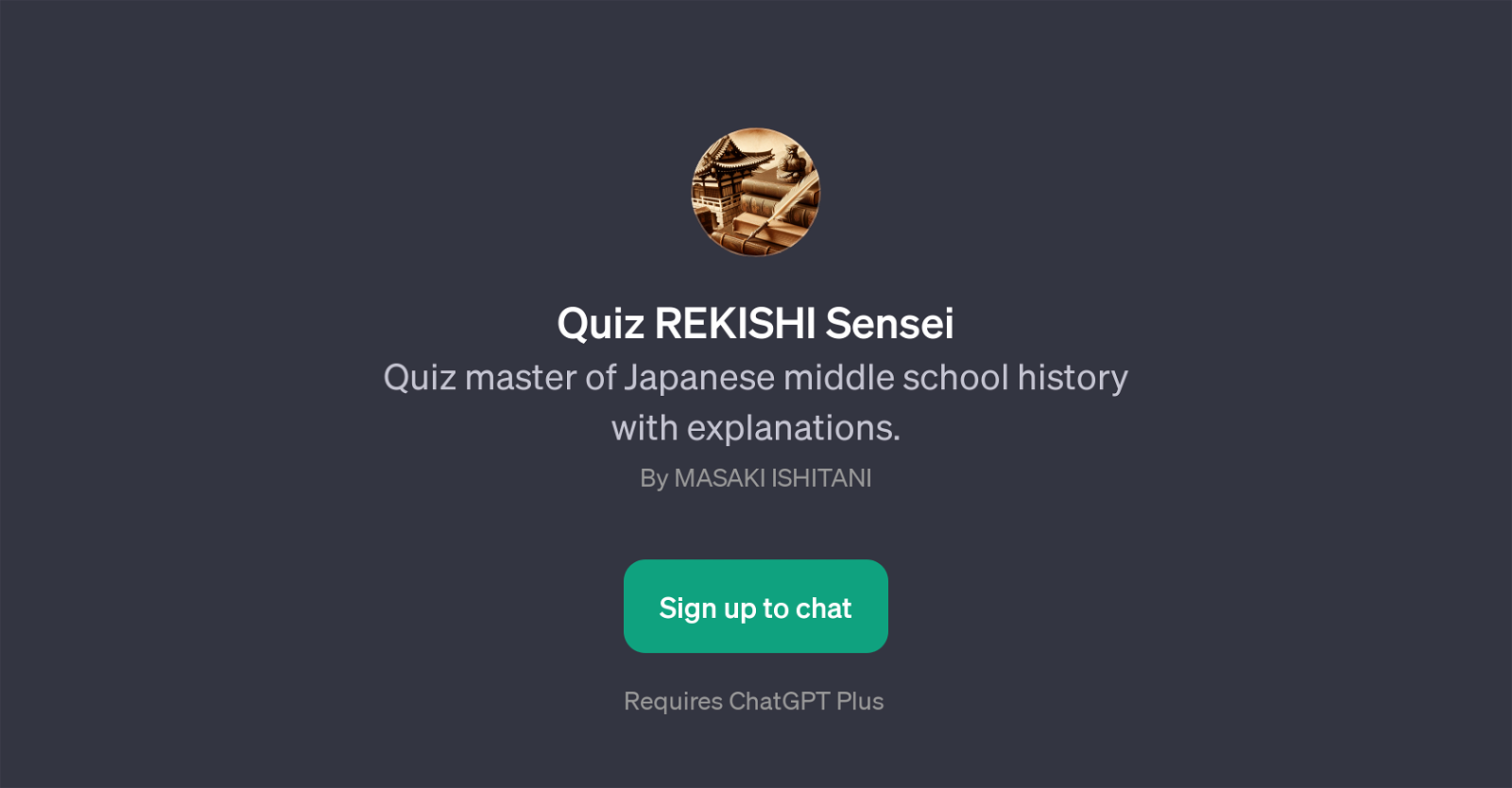 Quiz REKISHI Sensei website