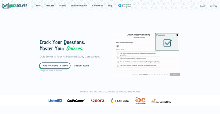 QuizSolver website