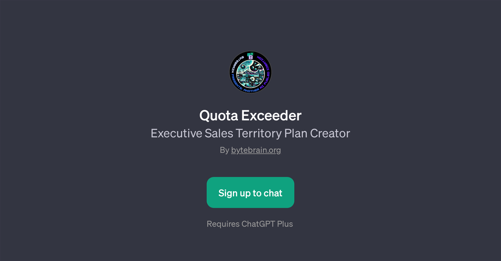Quota Exceeder website