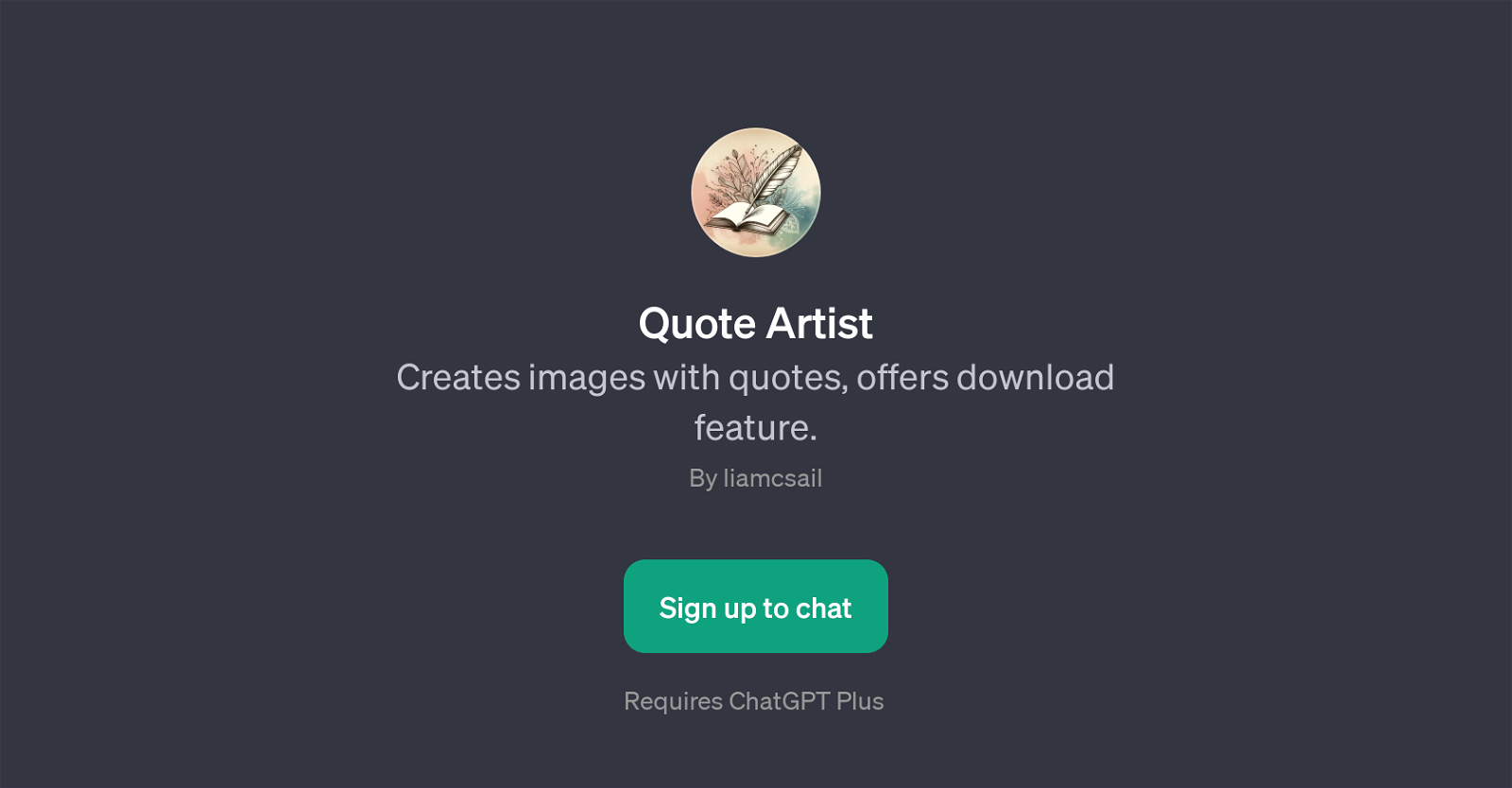 Quote Artist website