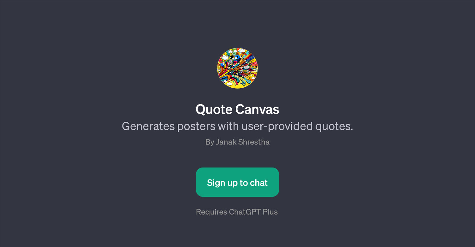 Quote Canvas website