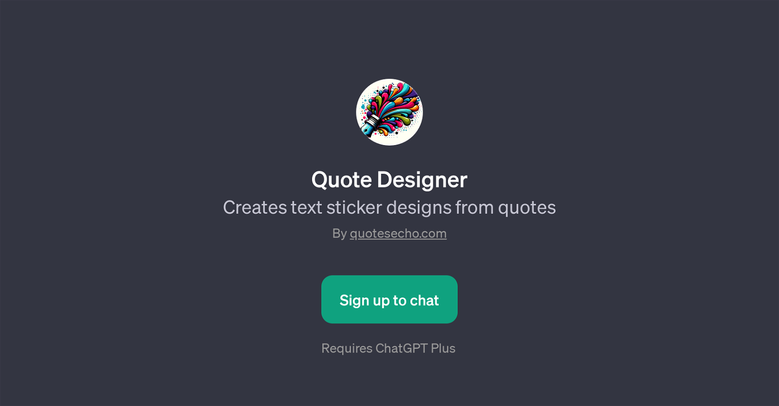 Quote Designer website