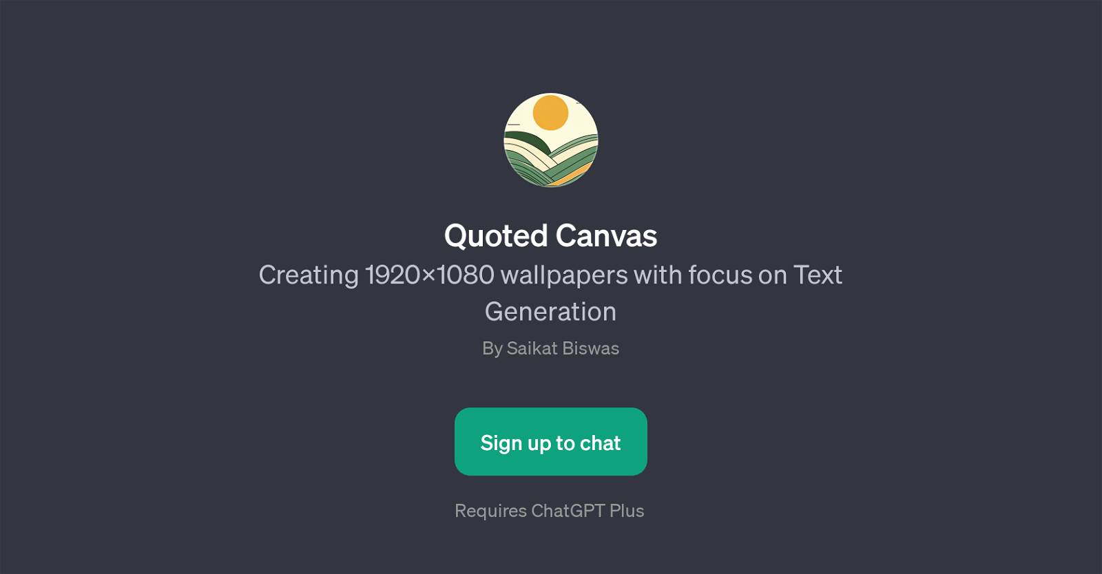 Quoted Canvas website