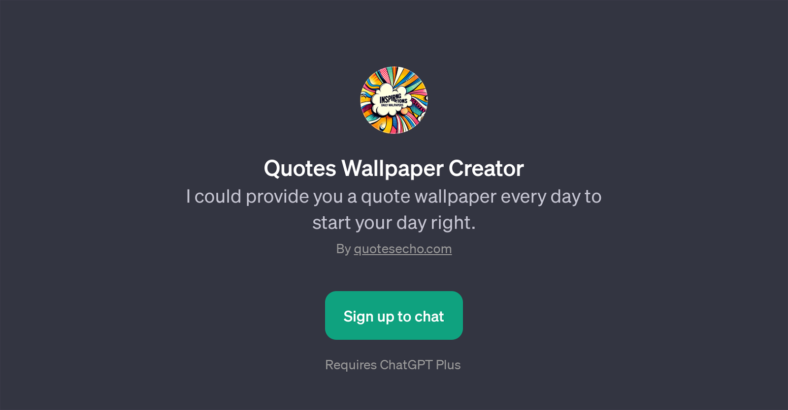 Quotes Wallpaper Creator website