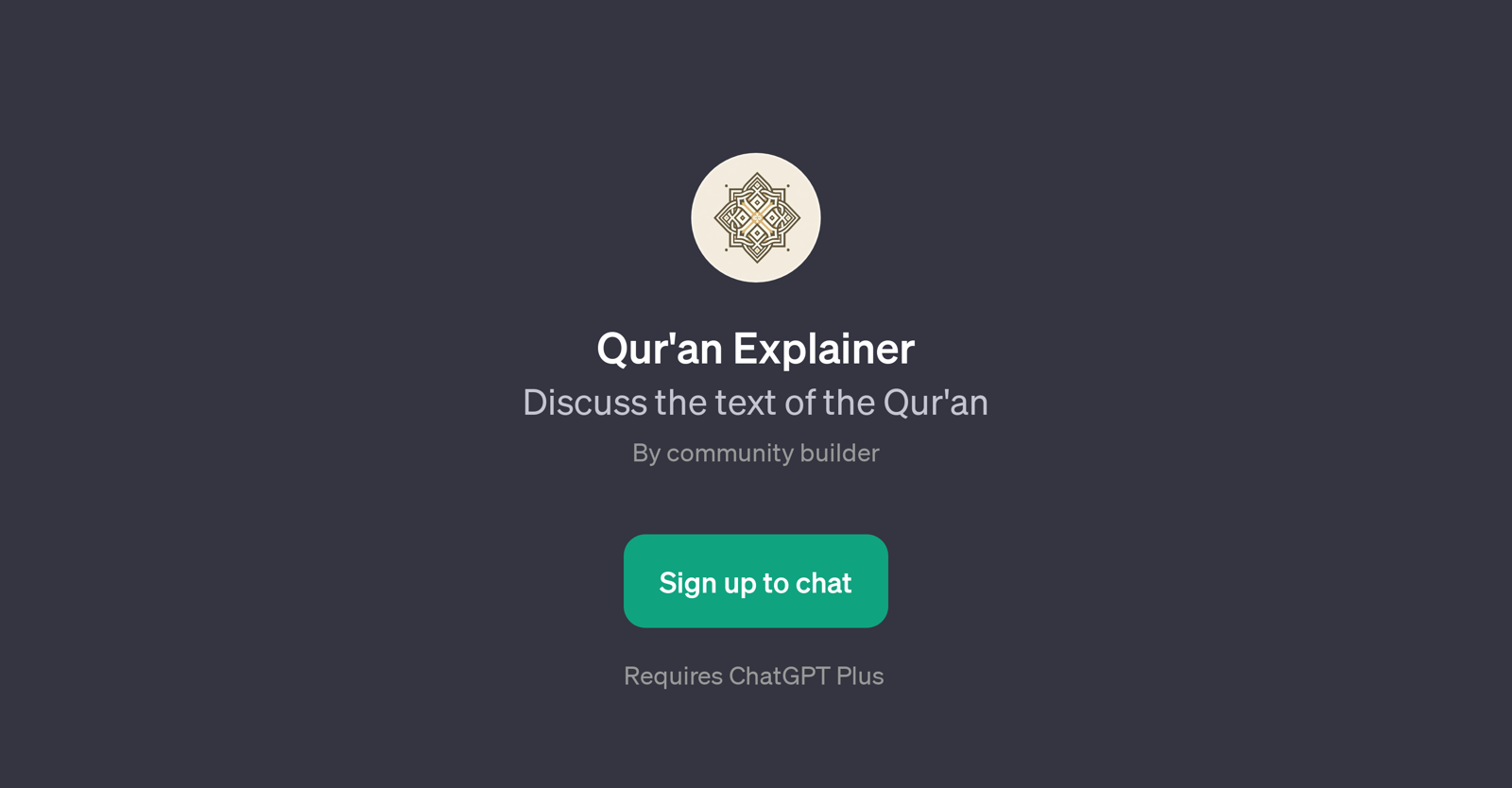 Qur'an Explainer website