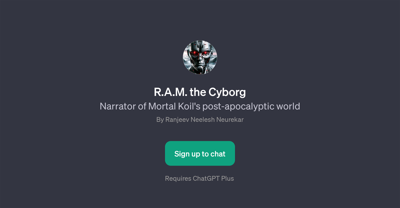 R.A.M. the Cyborg website